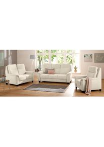 Sessel »Bocca«, mit Federkern, incl. Kopfteilverstellung , beige , Home Affaire , creme