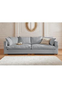 Guido Maria Kretschmer Home & Living Big-Sofa »Pantin«, extra weich und kuschelig, Füllung mit Federn und Daunen , silberfarben , Guido Maria Kretschmer Home&Living