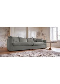 Guido Maria Kretschmer Home & Living Big-Sofa »Pantin«, extra weich und kuschelig, Füllung mit Federn und Daunen , grau , Guido Maria Kretschmer Home&Living