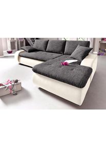 Ecksofa, wahlweise XL oder XXL , braun , Trendmanufaktur , creme/beige/braun