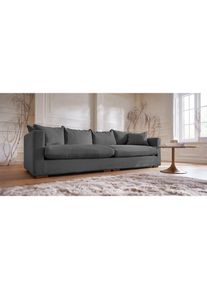 Guido Maria Kretschmer Home & Living Big-Sofa »Pantin«, extra weich und kuschelig, Füllung mit Federn und Daunen , grau , Guido Maria Kretschmer Home&Living , anthrazit