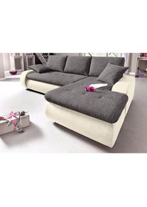 Ecksofa, wahlweise XL oder XXL , braun , Trendmanufaktur , creme/beige/braun