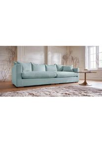 Guido Maria Kretschmer Home & Living Big-Sofa »Pantin«, extra weich und kuschelig, Füllung mit Federn und Daunen , grün , Guido Maria Kretschmer Home&Living , mint