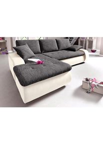 Ecksofa, wahlweise XL oder XXL , braun , Trendmanufaktur , creme/beige/braun