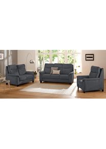 Sessel »Bocca«, mit Federkern, incl. Kopfteilverstellung , grau , Home Affaire