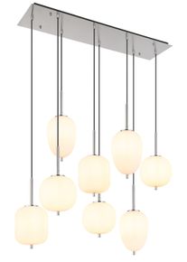 Globo BLACKY Hängeleuchte Nickel-Matt, 8-flammig