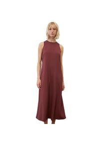 Marc O'Polo MARC O'POLO Sommerkleid »aus softem Viskose-Twill« rot 32 Normalgrößen Leichtes Kleid ohne Ärmel