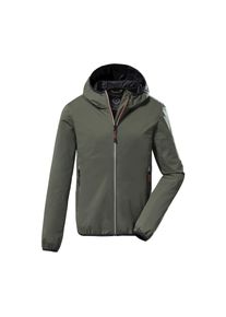 Killtec Funktionsjacke »KOS 167 BYS JCKT« grün 176 olivgrün ultraleichte Übergangsjacke mit Kapuze