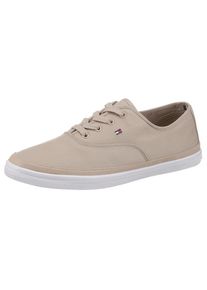 Tommy Hilfiger Sneaker »ESSENTIAL KESHA LACE SNEAKER«, mit gestickter Logoflagge, E-Weite beige 37 Basic Sneaker als Allrounder, in schmaler Form...