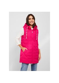 Cecil Steppweste, mit Kapuze mit Tunnelzugband pink XL (44) dragonfruit pink Damen Longweste