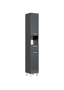 Pelipal Hochschrank »Quickset 311« grau Anthrazit/Anthrazit Glanz