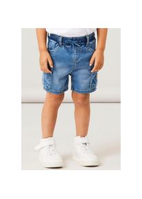name it Cargoshorts »NMMBEN BAGGY DNM L SHORTS 8610-TO NOOS« blau 116 N-Gr Medium Blue Denim Jeansshorts von name it für Jungen