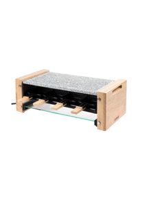 FURBER Raclette »Raclette-Grill 8P Holz/Stein«, 1200 W