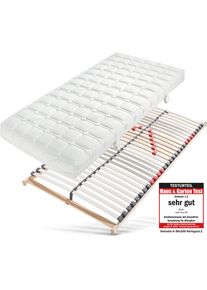 Beco Taschenfederkernmatratze + Lattenrost »""Vario Plus TFK & Universal NV""«, (Set, Set besteht aus 2 Teilen, Matratze und Lattenrost.),...