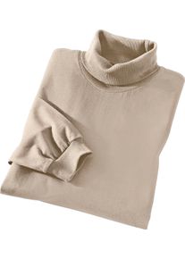 Herren Rollkragen-Shirt beige