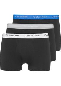 Calvin Klein Low Rise Trunk Boxer Herren - schwarz - Gr. XL - Baumwolle/Elastan