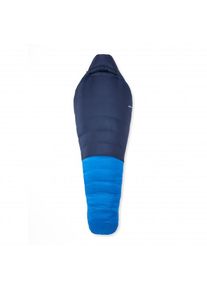 Marmot - Helium - Daunenschlafsack Gr Regular Zip: Left Blau/ Dark Azure