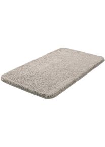 Badematte &raquo;Melange&laquo;, H&ouml;he 27 mm, rutschhemmend beschichtet, besonders dichter Flor , grau , Grund , taupe