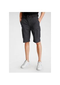 H.I.S. H.I.S Cargoshorts, (Set, 2 tlg., mit abnehmbarem Gürtel) schwarz 36 N-Gr Mit praktischen Taschen