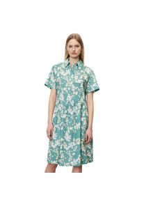 Marc O'Polo MARC O'POLO Blusenkleid »aus leichtem Organic Cotton-Lyocell-Mix« blau 44 Normalgrößen Sommerliches Lieblings-Kleid für viele Anlässe