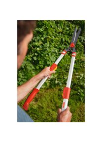 Wolf Garten WOLF-GARTEN Heckenschere &raquo;HS 1000 T&laquo;, Bypass, Teleskop Gesamtl&auml;nge: 77-100 cm rot