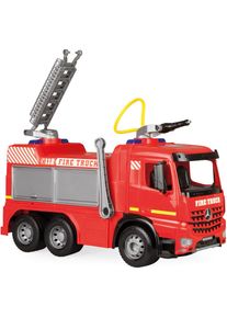 LENA® Spielzeug-Feuerwehr »Giga Trucks, Aufsitz-Feuerwehr Arocs«, Made in Europe rot Spielzeugfahrzeuge