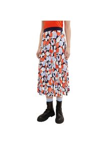 Tom Tailor Maxirock, in gemusterter Optik blau 42 navy flower Plissee Rock von Tom Tailor