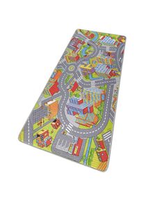 Hanse Home Kinderteppich »Smart City«, rechteckig, 0, 65 mm Höhe, Robust Straßen Spielunterlage, Kurzflor, Strapazierfähig, Pflegeleicht bunt...