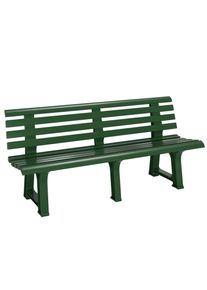 Casaria® Gartenbank Orchidea Grün 145x49x74cm