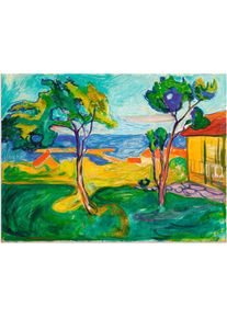 Wandbild »Der Garten in Asgardstrand. 1904-05«, Wiesen & Bäume, (1 St.) , grün , Artland