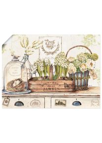 Wandbild &raquo;Mein Garten&laquo;, Arrangements, (1 St.), gedruckt , beige , Artland , naturfarben