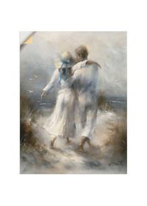 Wandbild »Romantik«, Paar, (1 St.), gedruckt , grau , Artland