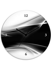 Wanduhr »Kreatives Element«, analog , schwarz , Artland