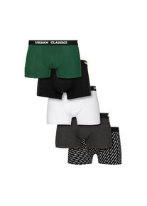 Urban Classics Boxershorts »Herren Boxer Shorts 5-Pack« XL white/darkgreen/charcoal/black In der bewährten Slim Fit Passform