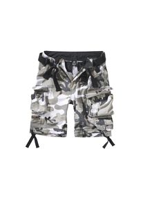 Brandit Stoffhose »Herren Savage Vintage Cargo Shorts« weiß XL US-Größen snowcamouflage Cargoshorts