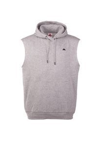 Kappa Hoodie, - ohne Ärmel - ideal für den Sport grau XXL (60/62) high-rise melange Ärmelloses Herren Hooded Sweatshirt von Kappa