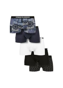 Urban Classics Boxershorts »Herren Organic Boxer Shorts 5-Pack« blau 5XL navy/white/black Aus Bio-Baumwolle