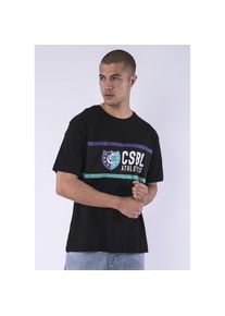 Cayler & Sons CAYLER & SONS Kurzarmshirt »Herren CSBL Insignia Semi Box Tee« schwarz XL black/puple CS