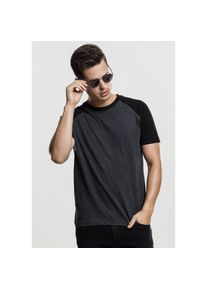 Urban Classics T-Shirt »Herren Raglan Contrast Tee« grau XL charcoal/black Männer T-Shirt im schlichten, sportlichen Look