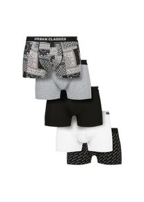 Urban Classics Boxershorts »Herren Organic Boxer Shorts 5-Pack« 5XL grey/black/white Aus Bio-Baumwolle