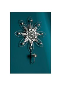 MyFlair MÖBEL & ACCESSOIRES Wandblaker »Billala, silberfarben«, (Set, 4 St.), modern, Landhaus, Shabby Chic, silberfarben silberfarben