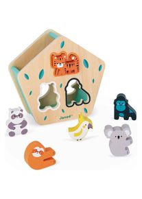 Janod Lernspielzeug »WWF® Sortier- & Steckspiel - Tiere«, FSC®- schützt Wald - weltweit bunt