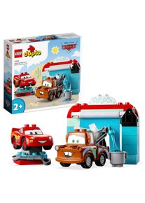 Lego® Konstruktionsspielsteine »Lightning McQueen und Mater in der Waschanlage (10996), Lego® DUPLO«, (29 St.), Lego® DUPLO Disney and Pixar’s Cars; Made in Europe
