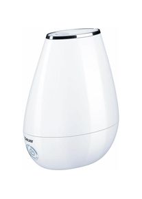 Beurer , Luftbefeuchter &raquo;LB 37&laquo;, 2 l Wassertank, zur Verwendung mit Aroma&ouml;len , weiss , Mit Nachtmodus: extra leiser Betrieb und Bedientaste ohne...
