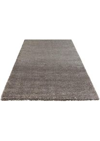 Hochflor-Teppich »Orly«, rechteckig, 32 mm Höhe, Dichter Hochflor, Meliert, Skandi Look, Robust, Pflegeleicht , grau , ELLE DECORATION
