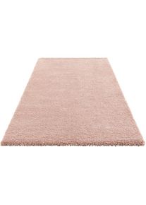 Hochflor-Teppich »Orly«, rechteckig, 32 mm Höhe, Dichter Hochflor, Meliert, Skandi Look, Robust, Pflegeleicht , orange , ELLE DECORATION , apricot