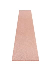 Hochflor-Läufer »Orly«, rechteckig, 32 mm Höhe, Dichter, Hochflor,Meliert, Skandi Look,Robust, Pflegeleicht, Kuschelig , orange , ELLE DECORATION ,...