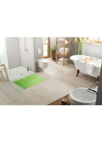 Badematte &raquo;Maja&laquo;, H&ouml;he 4 mm, beidseitig nutzbar, farbige Bord&uuml;re, besonders saugf&auml;hig , gr&uuml;n , Bruno Banani