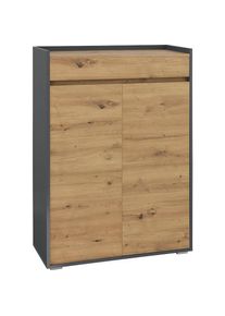 Inosign Schuhschrank »Kosmo«, Breite 80 cm grau anthrazit/eiche