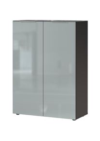 Germania Schuhschrank »GW-GENOVA Schuhschrank 3414« grau Graphit/Silbergrau